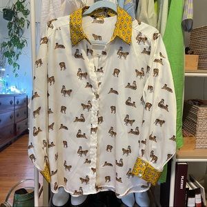 Zara Silk Tiger Long Sleeve
